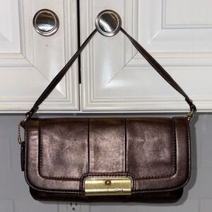 Coach Purse Bag Handbag Kristin Leather Clutch Wristlet Mini Bag Pocketbook